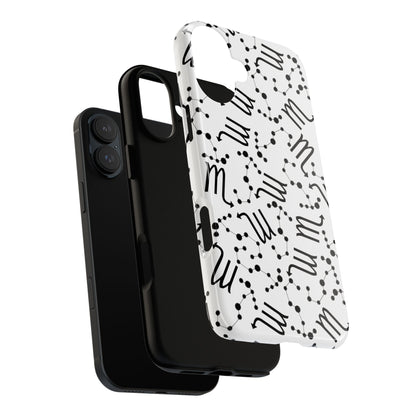Tough Cases with the Scorpio Zodiac sign for iPhone, Samsung Galaxy, and Google Pixel devices