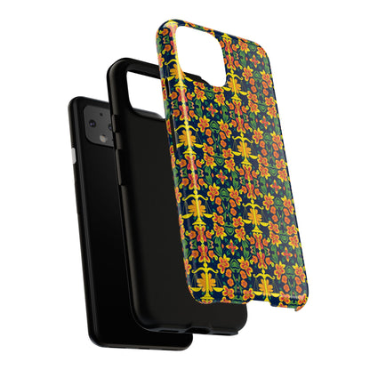 Tough Cases, Libra, Zodiac v3, Flower Pattern