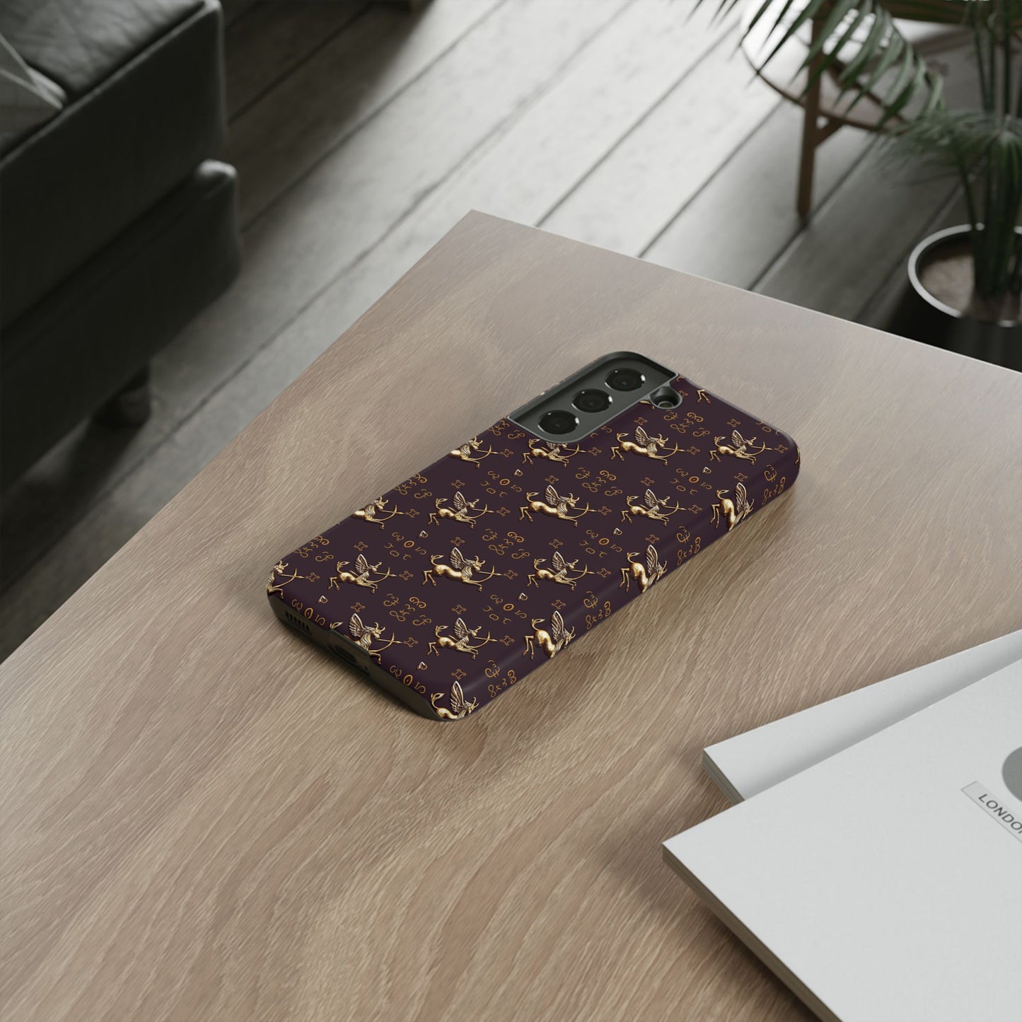 Tough Cases, Sagittarius, Zodiac v3, Metal Pattern