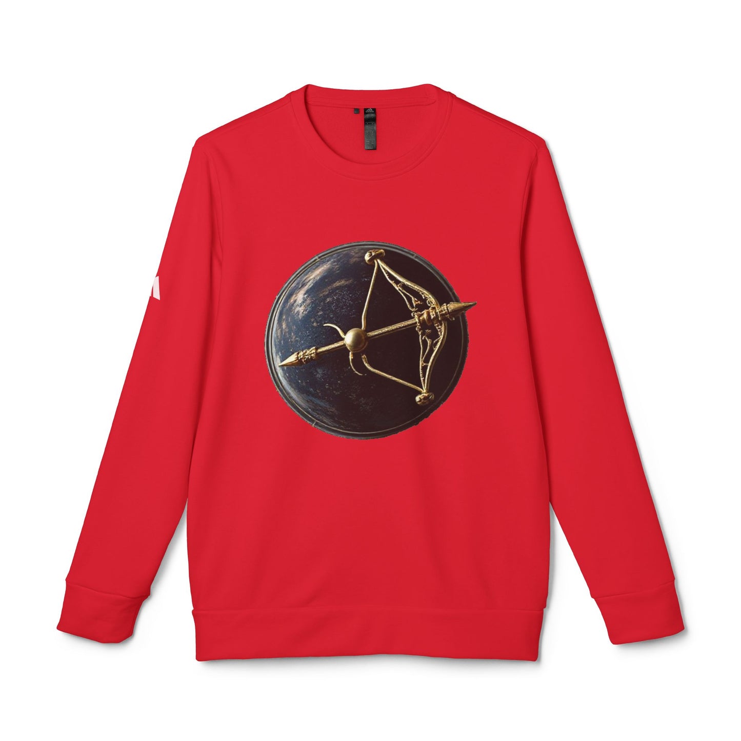 Adidas, Unisex Fleece Crewneck Sweatshirt, Sagittarius, Pop Art, Zodiac