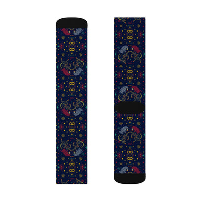 Sublimation Socks, Gemini, Zodiac v3, Pattern