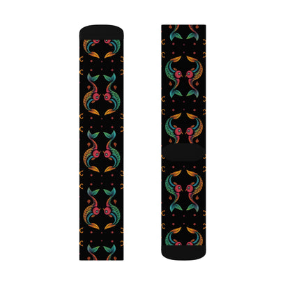 Sublimation Socks, Pisces, Zodiac v2, Pattern