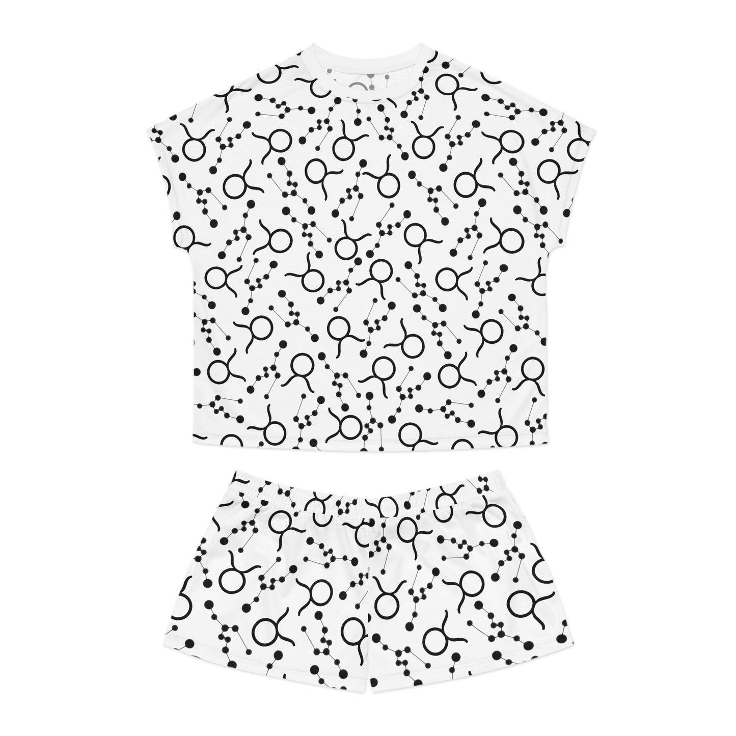 Women's Short Pajama Set Taurus Zodiac Sign (AOP)