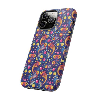Tough Cases, Pisces, Zodiac, Bubble Pattern