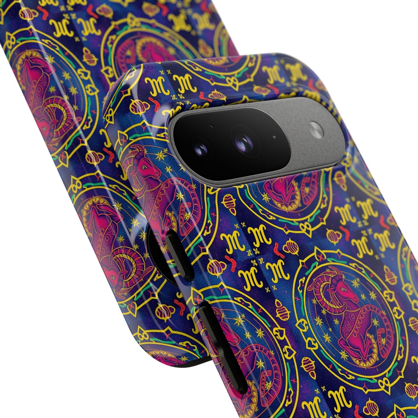 Tough Cases, Capricorn, Zodiac, Metal Pattern
