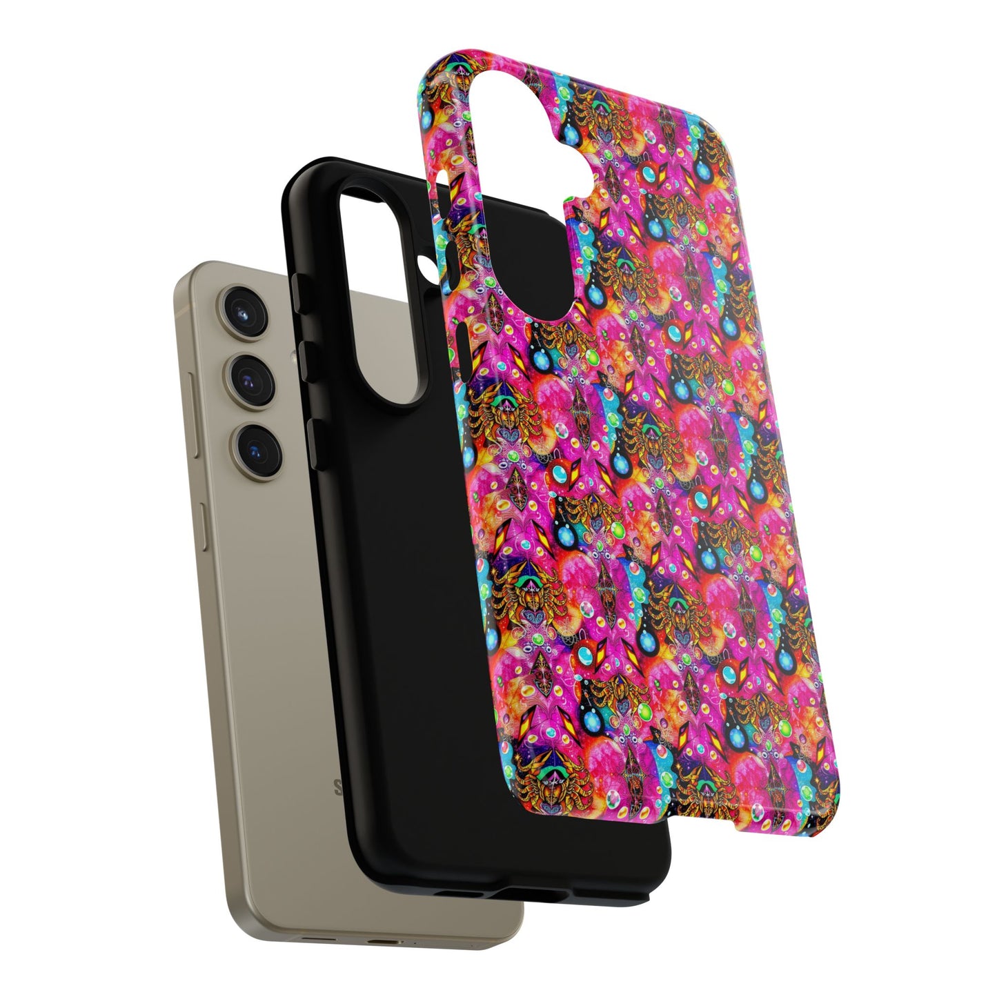 Tough Cases, Scorpio, Zodiac v1, Bubble Pattern