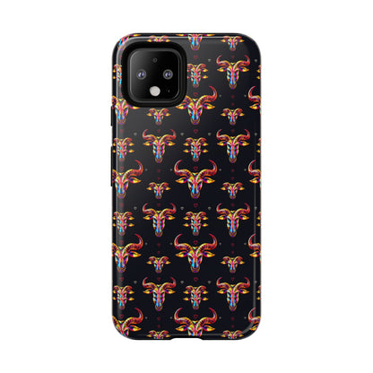 Tough Cases, Taurus, Zodiac, Metal Pattern