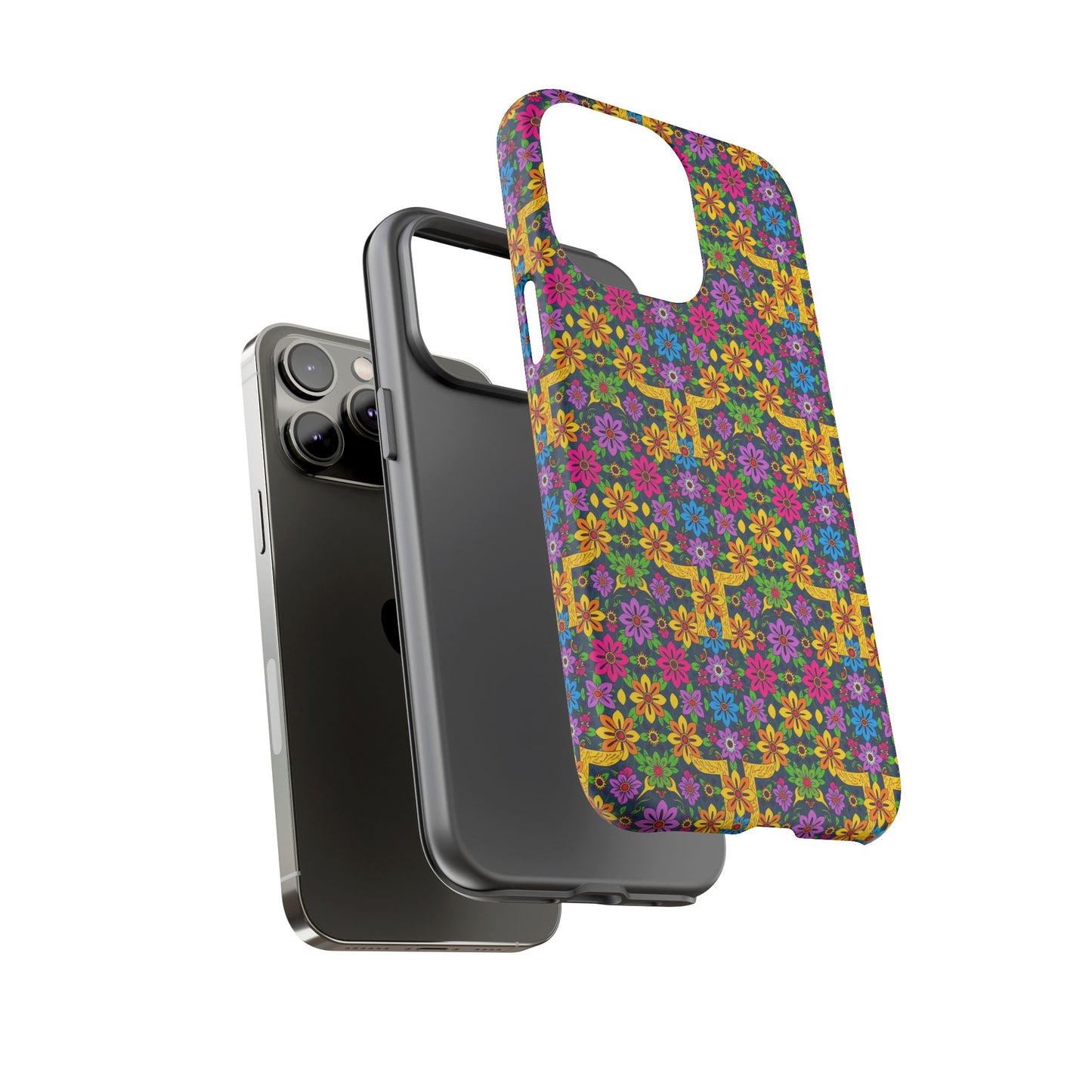 Tough Cases, Gemini, Zodiac v3, Flower Pattern