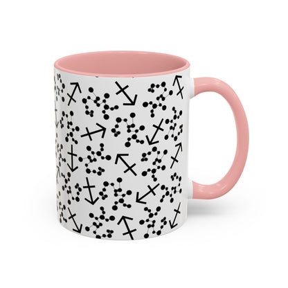 Accent Coffee Mug with the Sagittarius sign (11, 15oz)