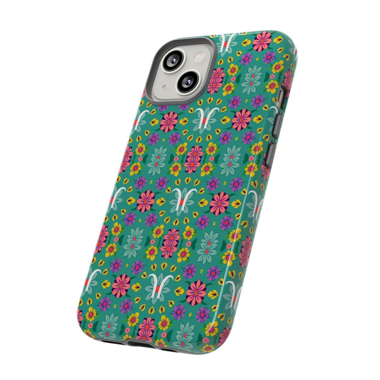 Tough Cases, Aquarius, Zodiac v4, Flower Pattern