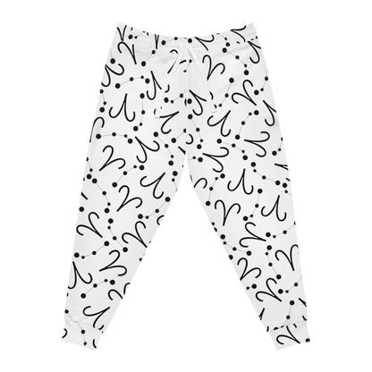 Athletic Joggers Aries Zodiac sign (AOP)