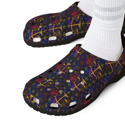 EVA Foam Rubber Shoes, (AOP), Libra, Zodiac v2, Pattern