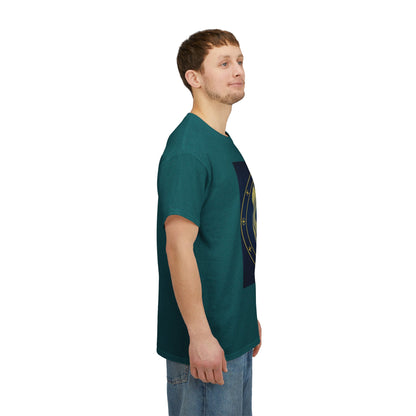 Unisex Heavy Cotton T-Shirt, King of Pisces, Zodiac Design