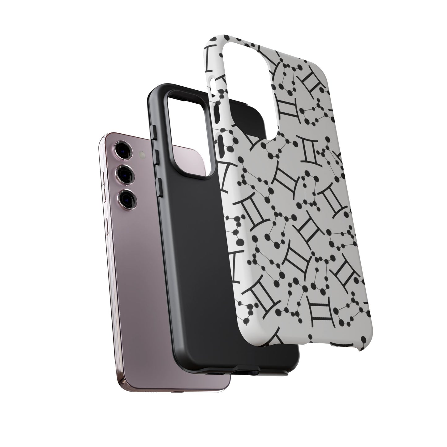 Tough Cases with the Gemini Zodiac sign for iPhone, Samsung Galaxy, and Google Pixel devices