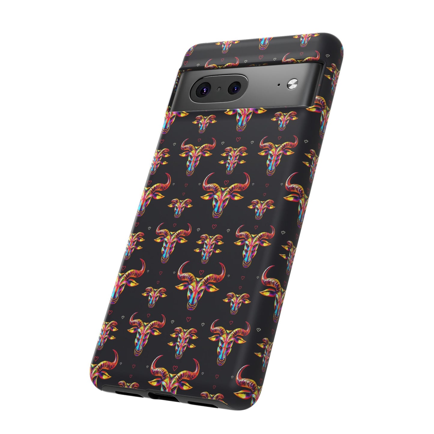 Tough Cases, Taurus, Zodiac, Metal Pattern