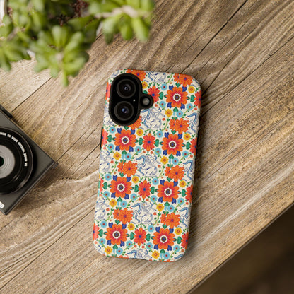 Tough Cases, Virgo, Zodiac v4, Flower Pattern