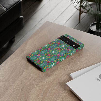 Tough Cases, Aquarius, Zodiac v4, Flower Pattern