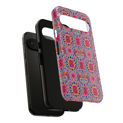 Tough Cases, Pisces, Zodiac v3, Flower Pattern