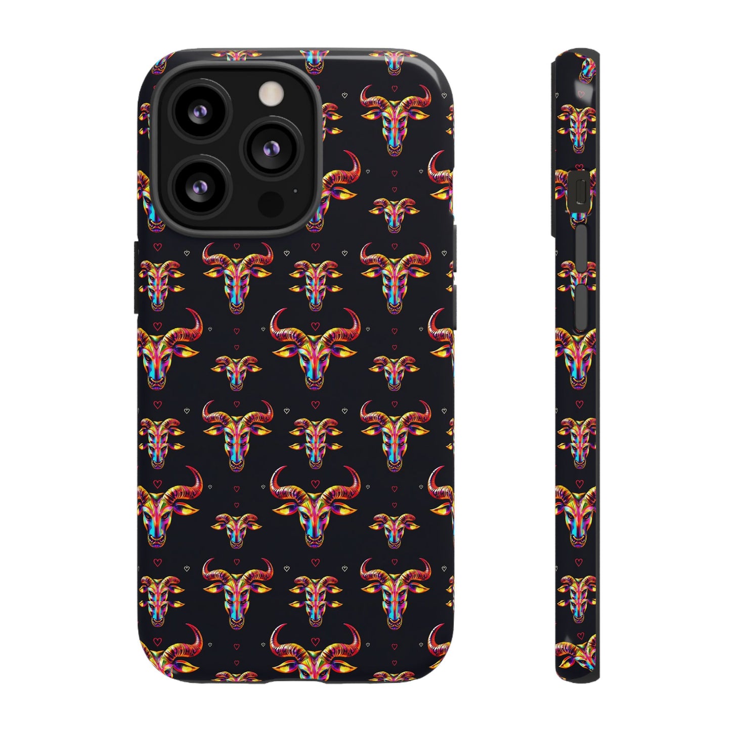 Tough Cases, Taurus, Zodiac, Metal Pattern