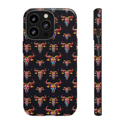 Tough Cases, Taurus, Zodiac, Metal Pattern