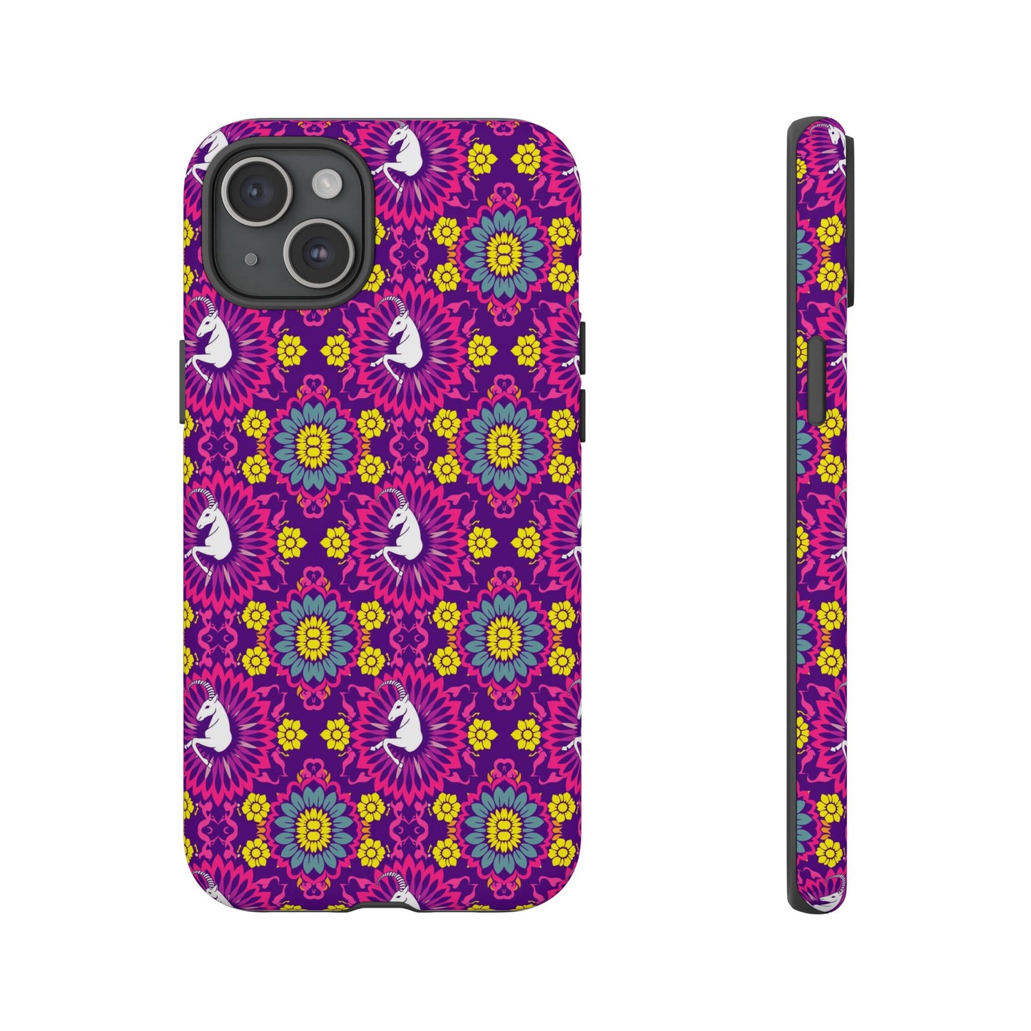 Tough Cases, Capricorn, Zodiac, Flower Pattern