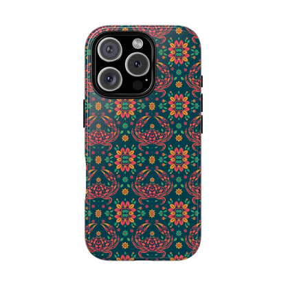 Tough Cases, Cancer, Zodiac v4, Flower Pattern