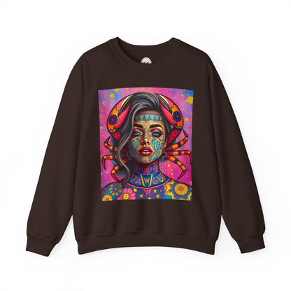 Unisex Heavy Blend™ Crewneck Sweatshirt, Cancer, Zodiac, Sexy Pattern