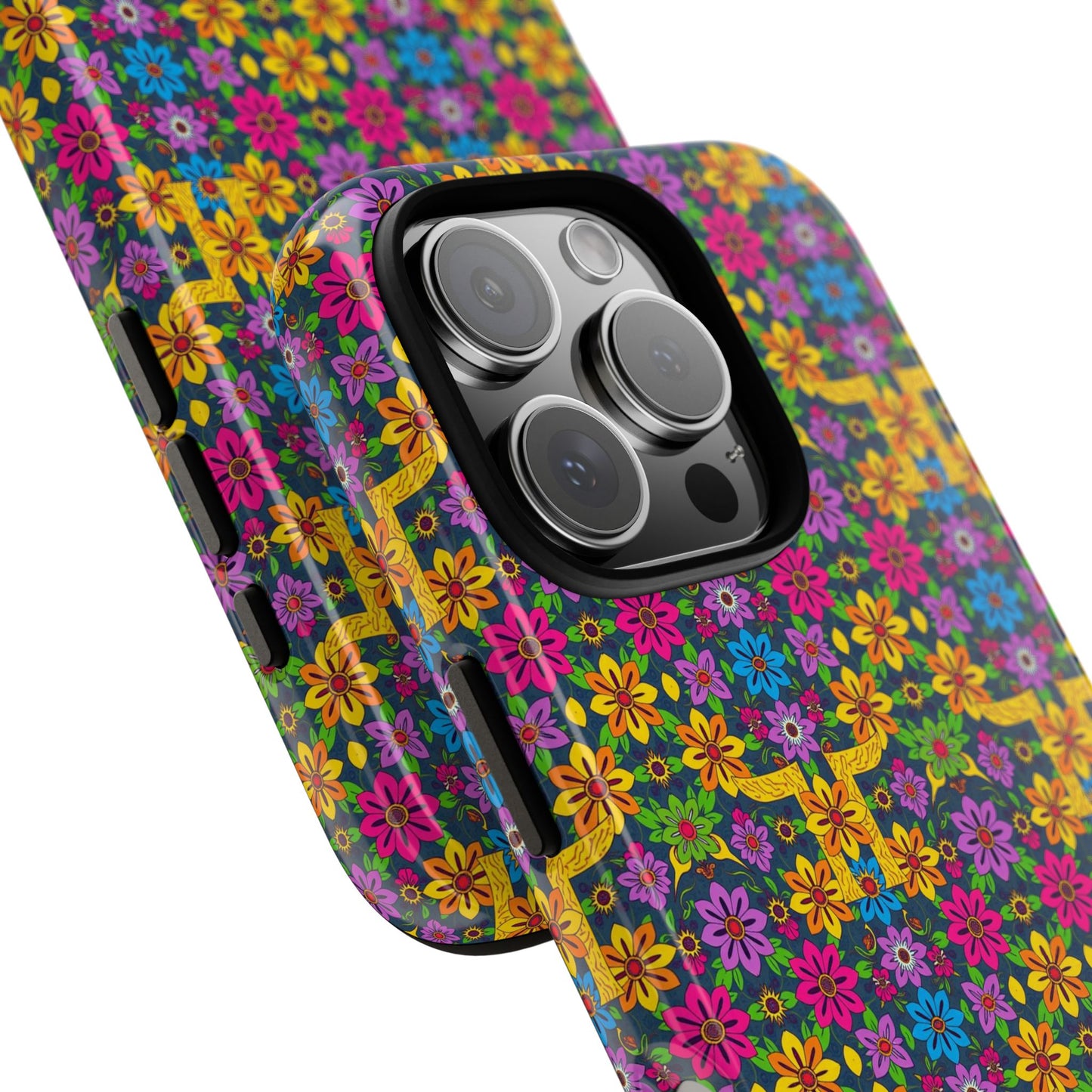 Tough Cases, Gemini, Zodiac v3, Flower Pattern