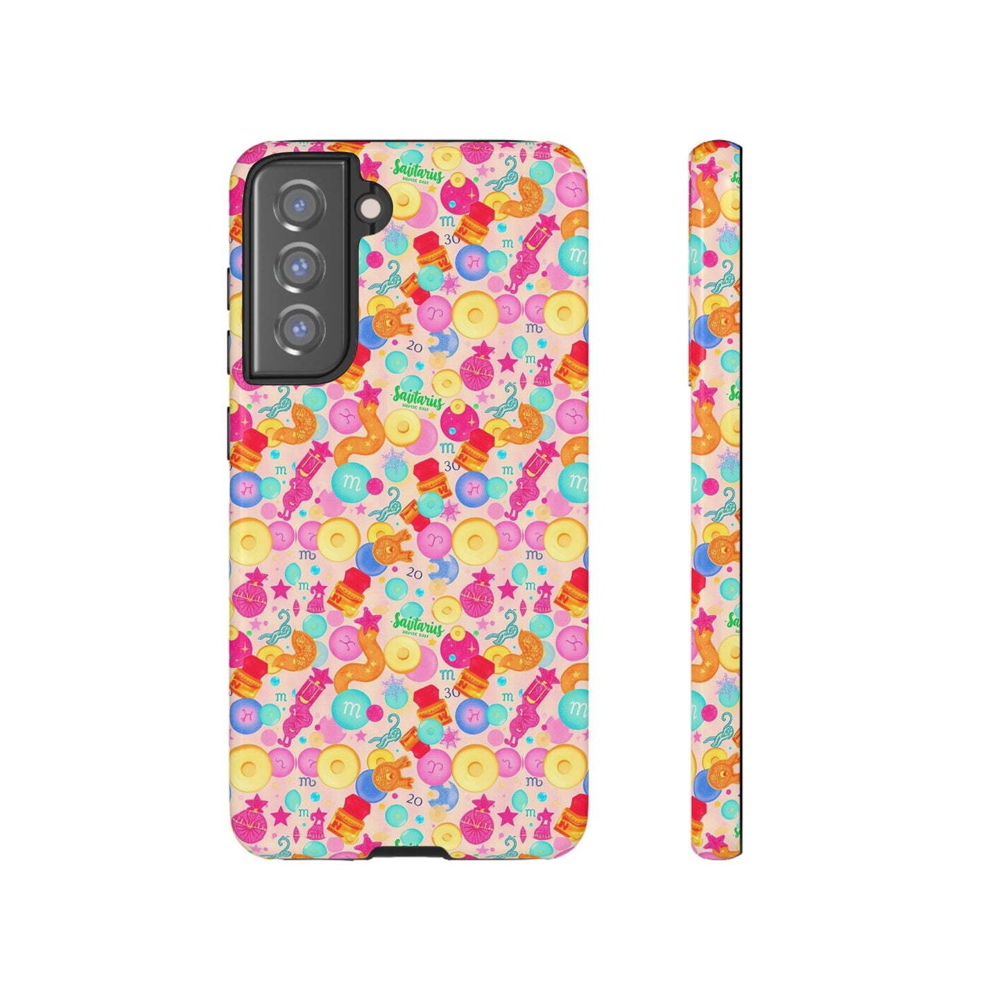 Tough Cases, Sagittarius, Zodiac v2, Bubble Pattern