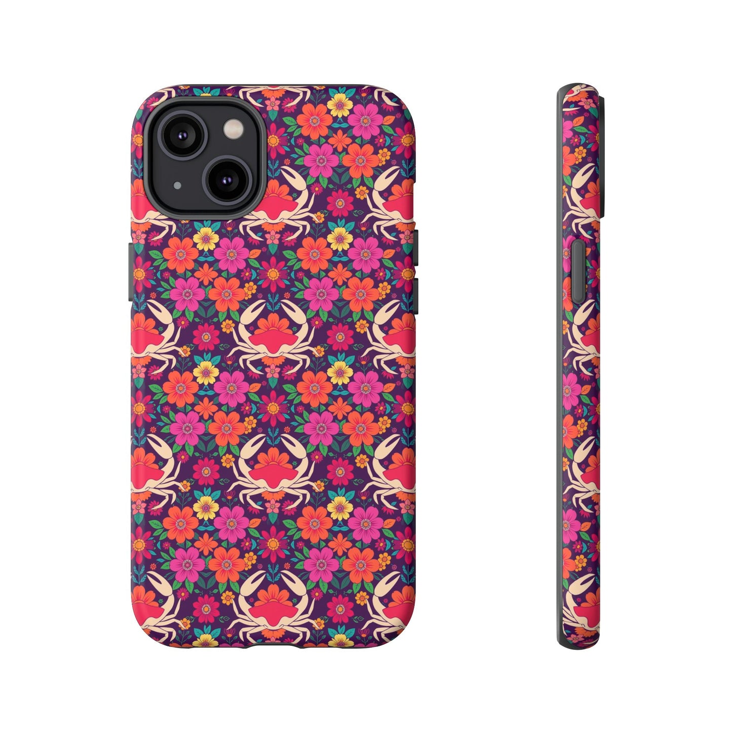 Tough Cases, Cancer, Zodiac v1, Flower Pattern