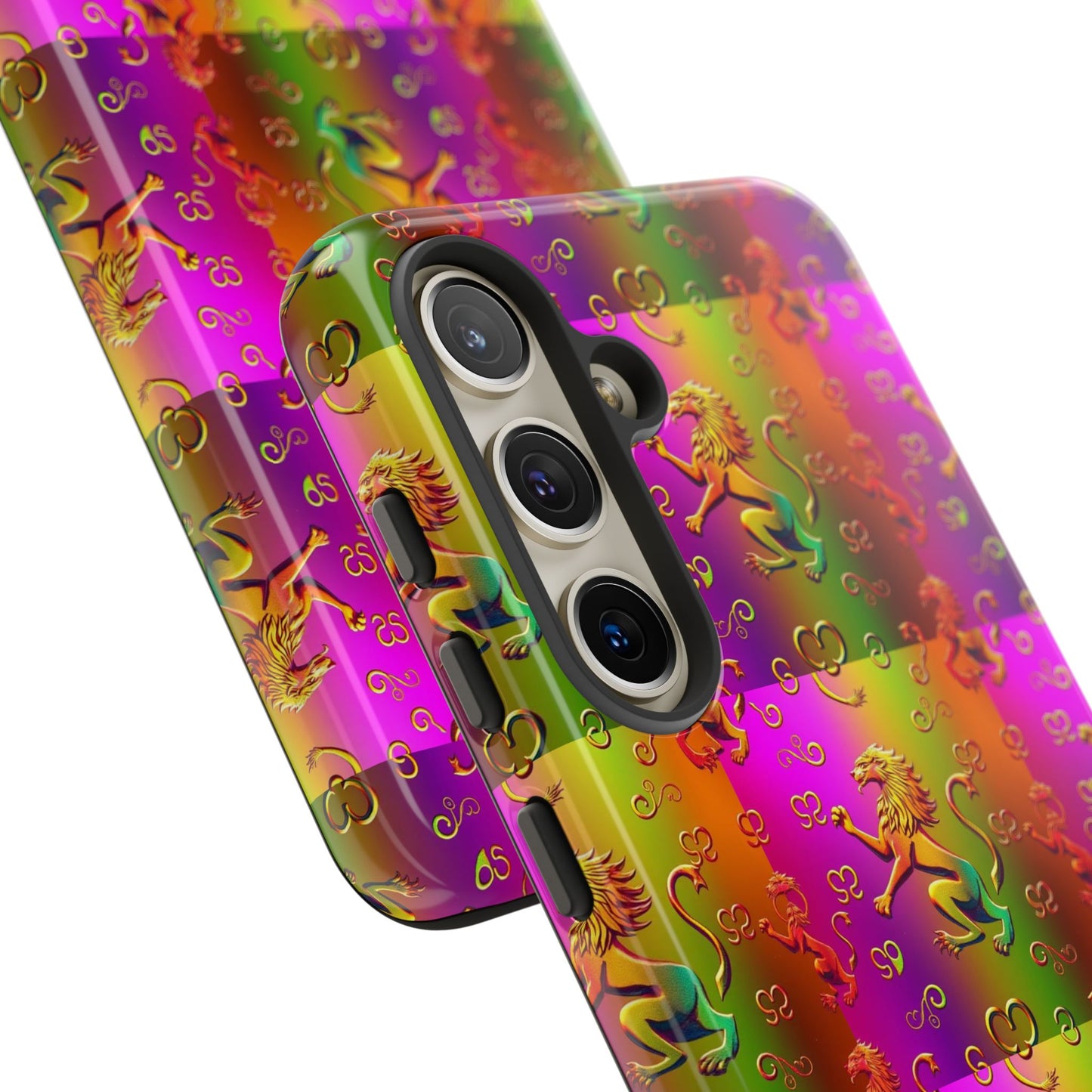Tough Cases, Leo, Zodiac v1, Metal Pattern
