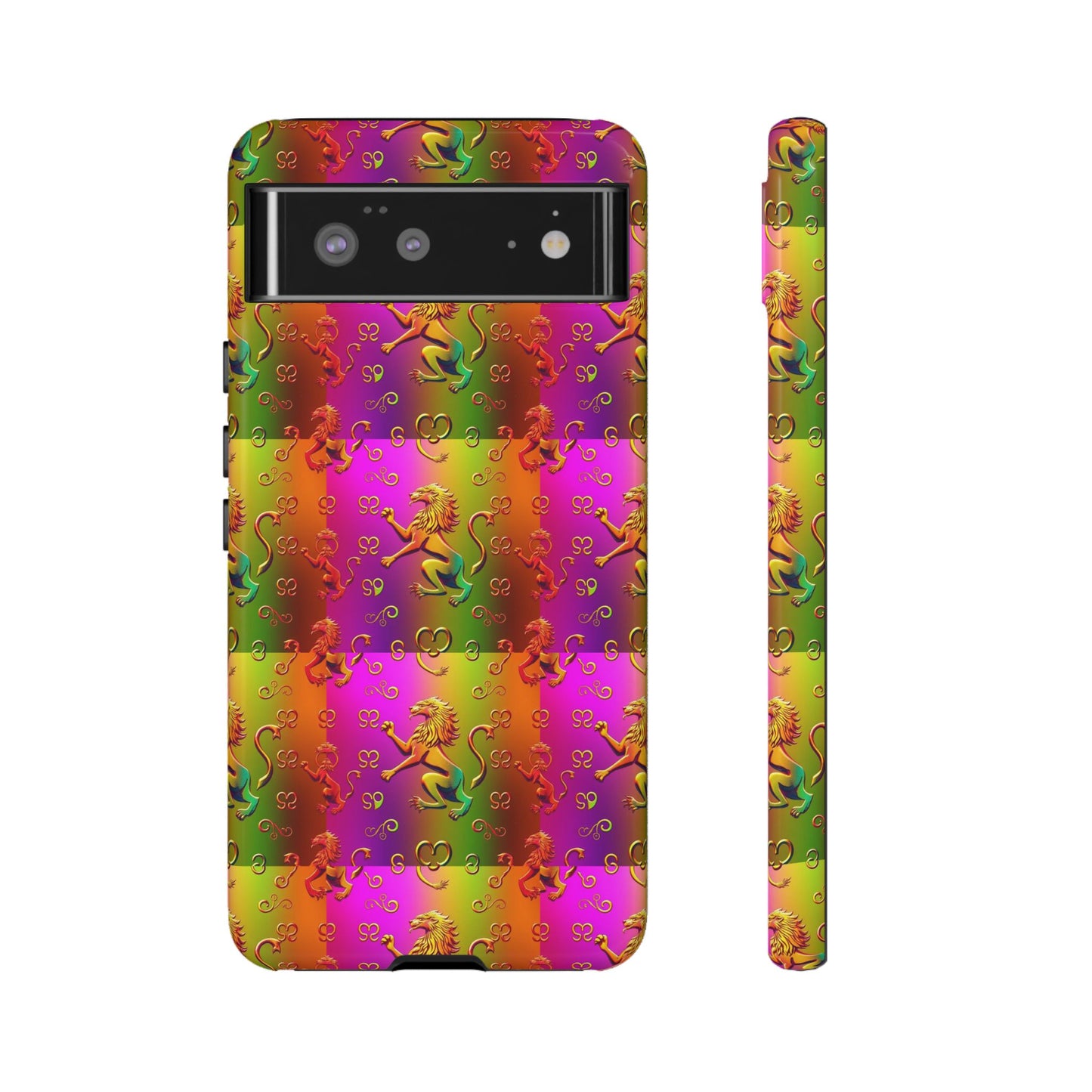 Tough Cases, Leo, Zodiac v1, Metal Pattern
