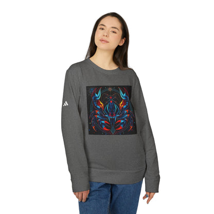Adidas, Unisex Fleece Crewneck Sweatshirt, Scorpio, Pop Art, Zodiac