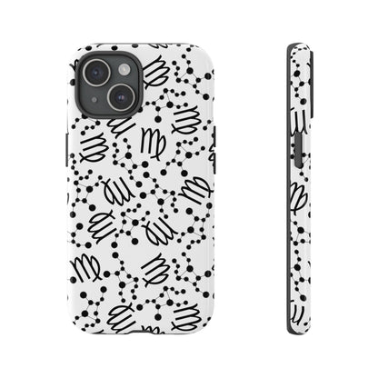 Tough Cases with the Virgo Zodiac sign for iPhone, Samsung Galaxy, and Google Pixel devices