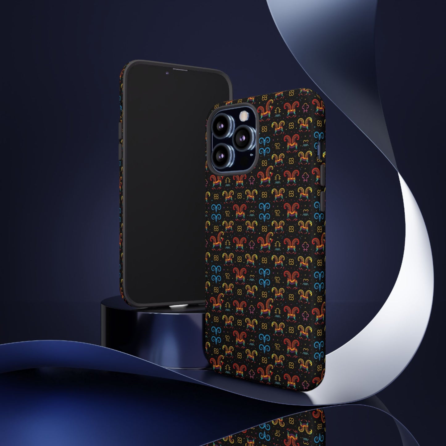 Tough Cases, Aries, Zodiac v1, Metal Pattern