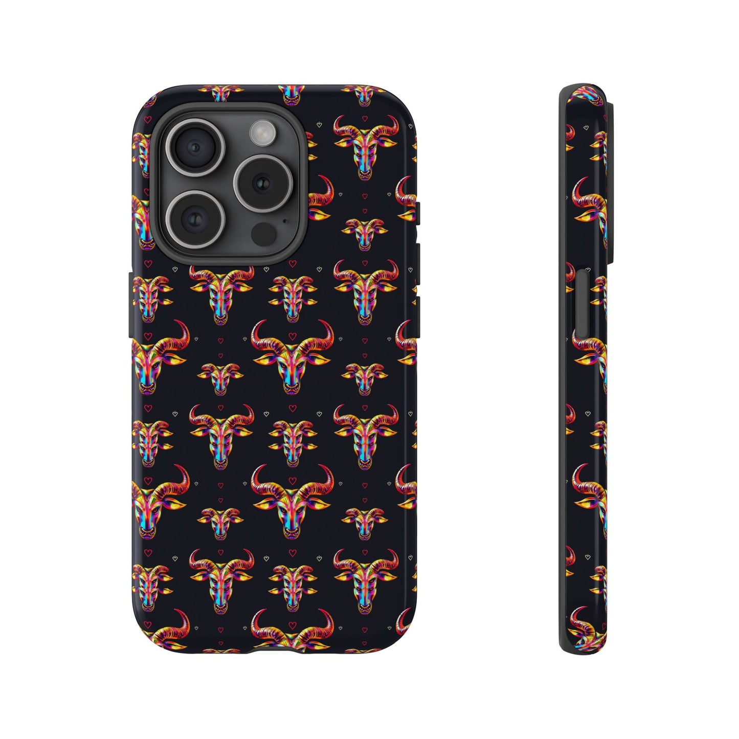 Tough Cases, Taurus, Zodiac, Metal Pattern