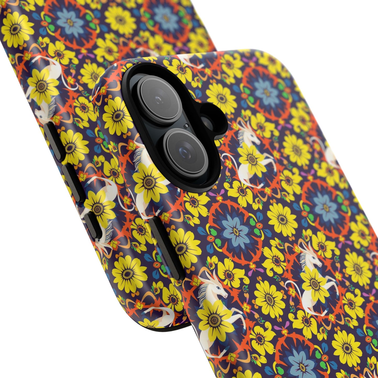 Tough Cases, Aquarius, Zodiac v3, Flower Pattern