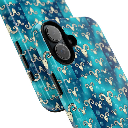 Tough Cases, Aries, Zodiac v1, Bubble Pattern