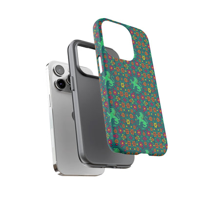 Tough Cases, Leo, Zodiac v3, Flower Pattern