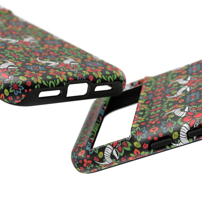 Tough Cases, Taurus, Zodiac v2, Flower Pattern