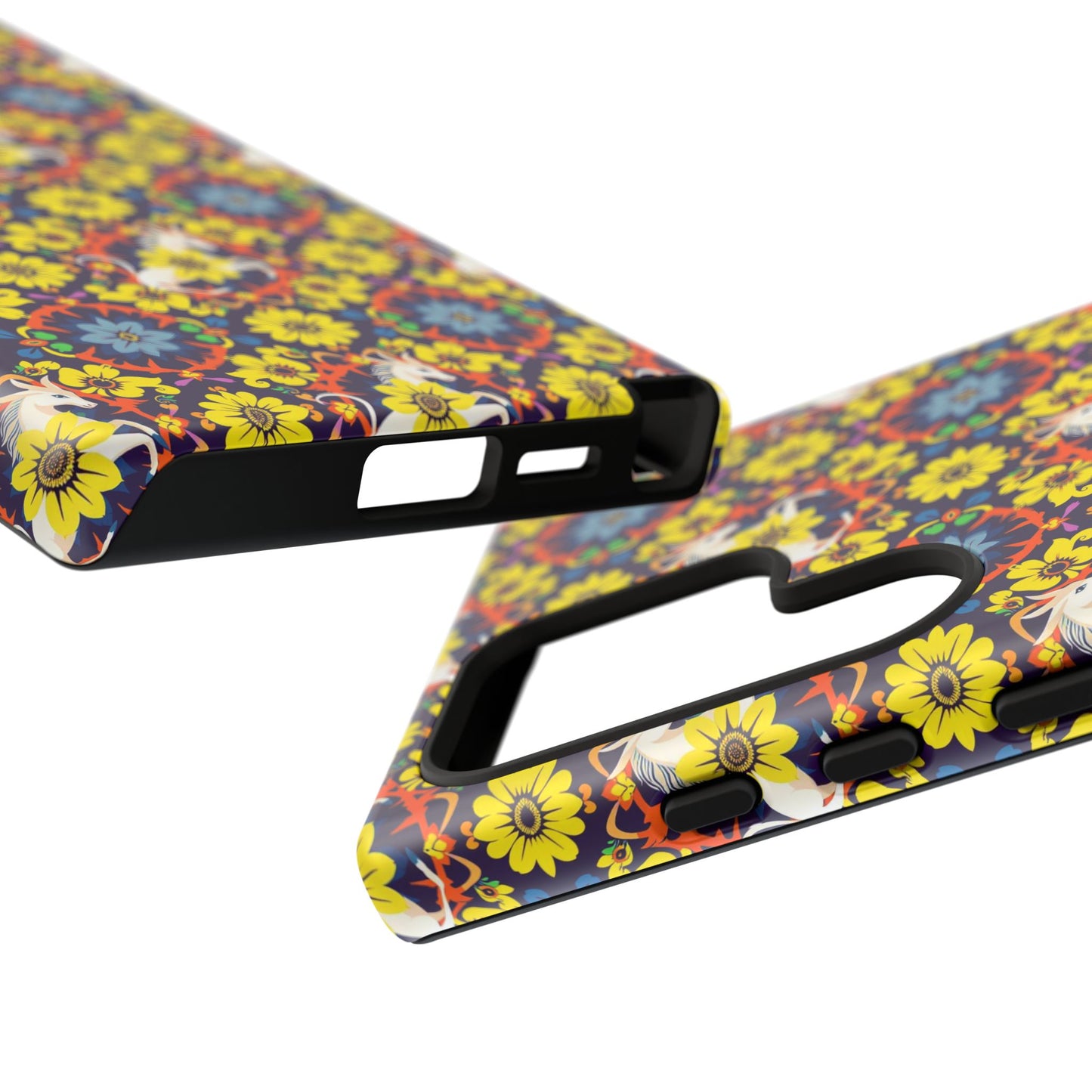 Tough Cases, Aquarius, Zodiac v3, Flower Pattern