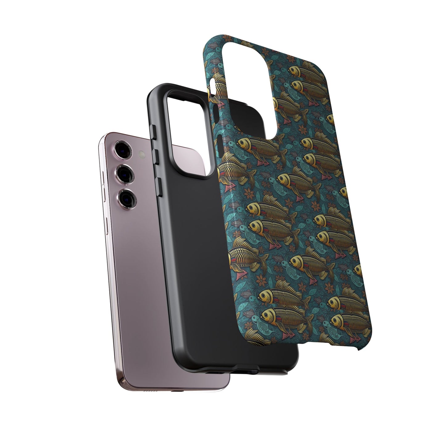 Tough Cases, Pisces, Zodiac v1, Metal Pattern