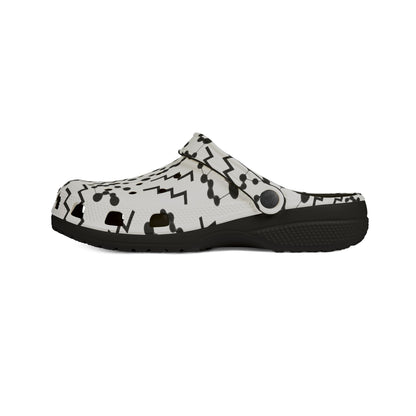 EVA Foam Rubber Shoes (AOP), Material 100% EVA, Aquarius Zodiac Design