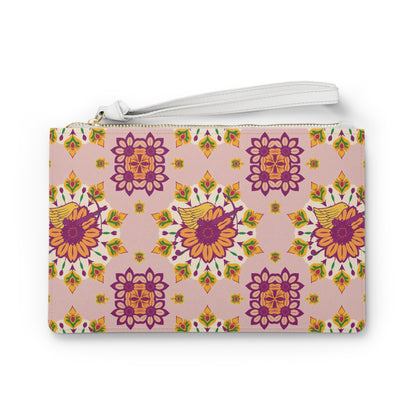Clutch Bag, Sagittarius, Zodiac, Flower Pattern