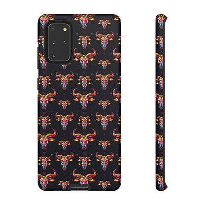 Tough Cases, Taurus, Zodiac, Metal Pattern