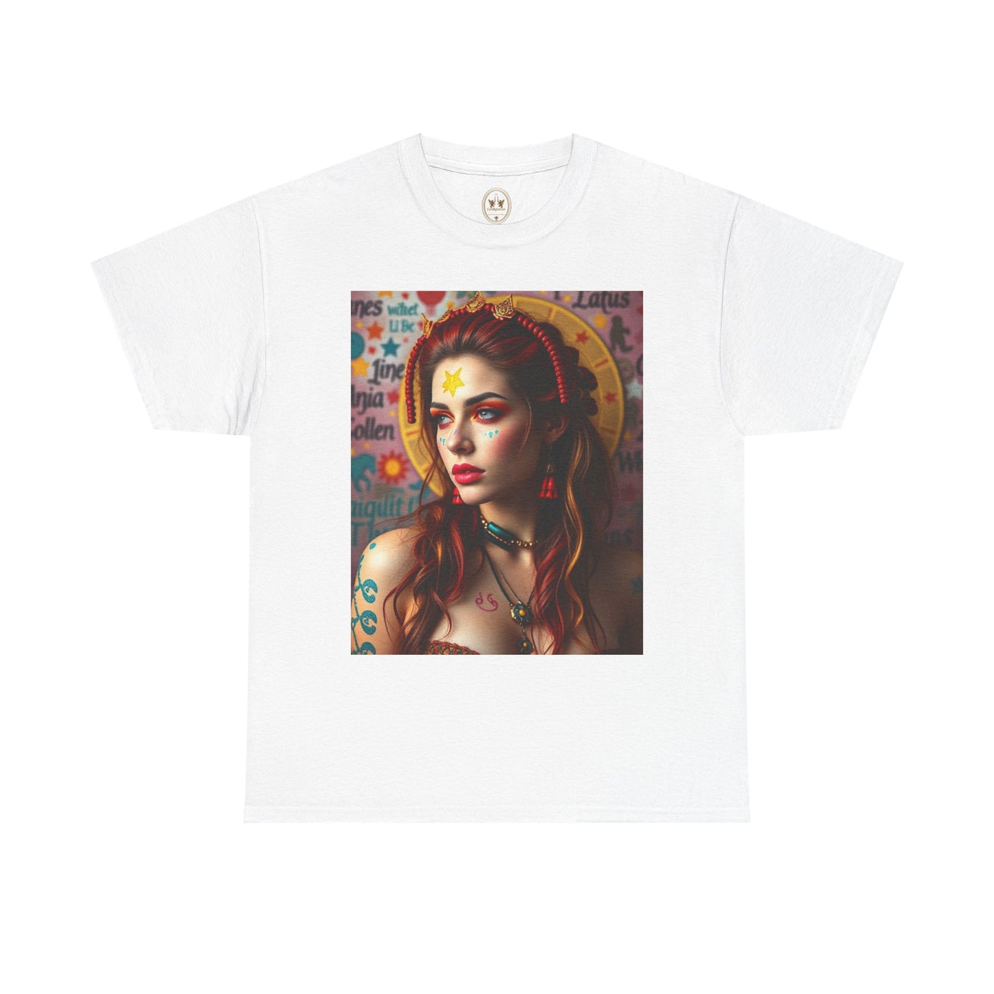Unisex Heavy Cotton T-Shirt, Sagittarius, Zodiac, Sexy Art