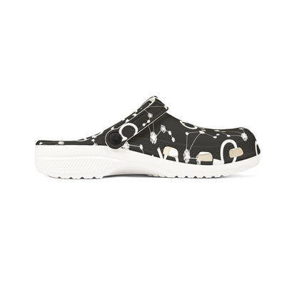 EVA Foam Rubber Shoes (AOP), Material 100% EVA, Libra Zodiac Design