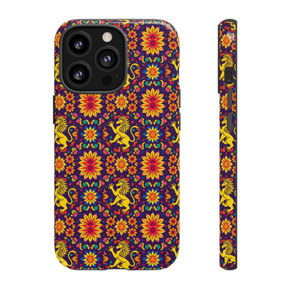 Tough Cases, Leo, Zodiac, Flower Pattern