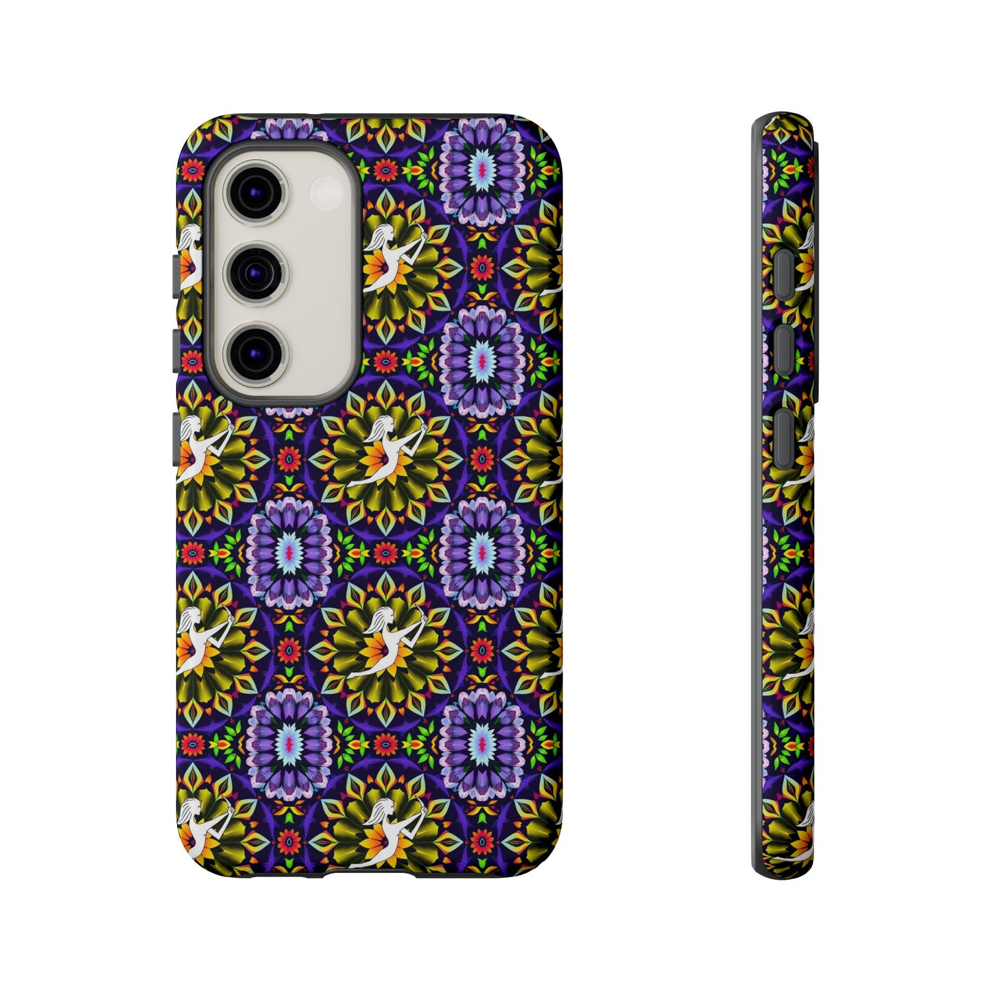 Tough Cases, Sagittarius, Zodiac v1, Flower Pattern
