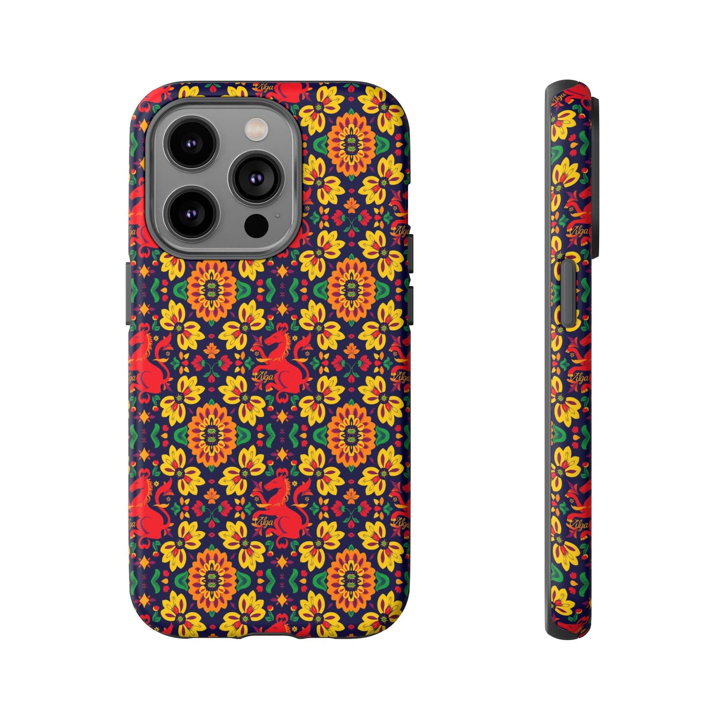 Tough Cases, Virgo, Zodiac v2, Flower Pattern